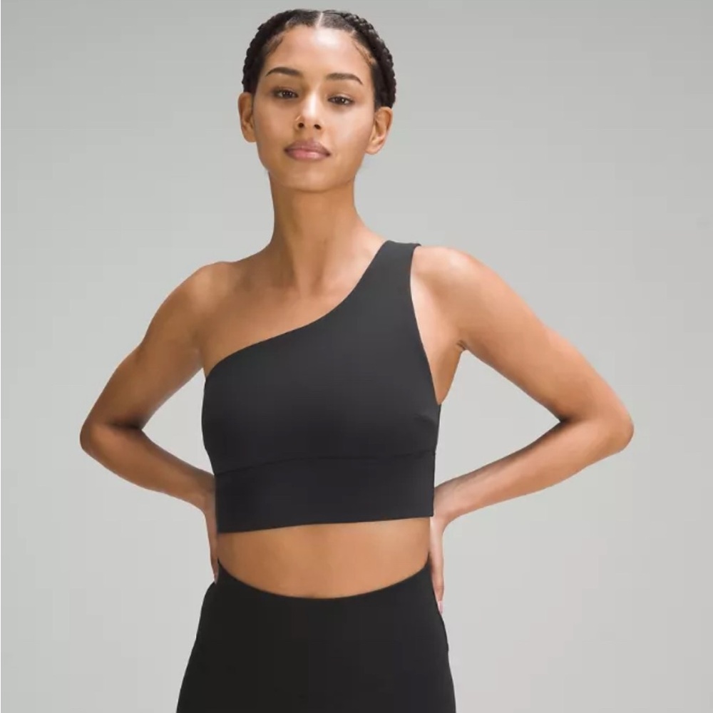Lululemon Athletica One-Shoulder Black Sports Bra